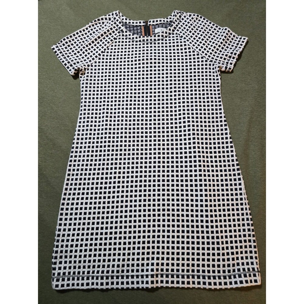 Lou & Grey Classic Preppy Medium Black/white Checkered Dress Stretch Short